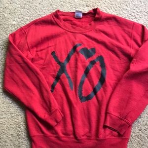 Red XO The Weeknd Sweatshirt
